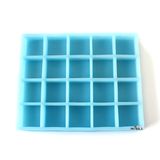 R0406 Large Square 20 Cavity Silicone Soap Molds