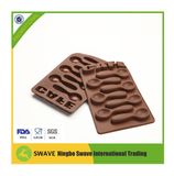 LFGB New Big Spoon Shaped Silicone Chocolate Mold / Ice Cube Tray / Candy Mold / Jelly Mold / Cake Mold (FDA, LFGB, SGS approved)