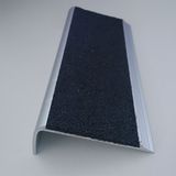 Solid Aluminium Stair Nosing with Carborundum Insert