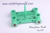 Plastic PPR Elbow with Brass Pipe Fitting Mould