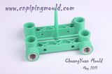 Plastic PPR Elbow with Brass Pipe Fitting Mould