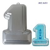 Popular Number Shape Aluminium Cake Pan