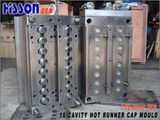 16 Cavity 3G PE Bottle Cap Molds Hot Runner