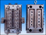 Mould Functioning One Delivery for Two Bottles