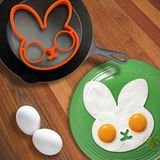 Food Grade Rabbit Shape Silicone Egg Ring Frying Mold FDA Standard