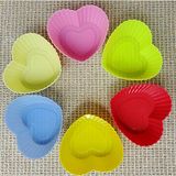 FDA LFGB Heart Shape Silicone Cupcake Mold