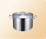 Stainless Steel Durable Thicker-Bottom Shallow Steamer