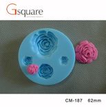 Roses Food Grade Flexible Sugar Paste Mould (CM-187)