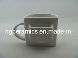 Half Ceramic Mug, Pokcet Mug