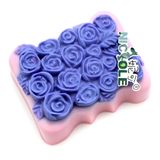 Nicole Flower Shape Silicone Soap Mold R0054