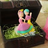 F0745 Fondant Cake Decoration Silicone Mold Dancing Designer Silicon Mould for Wedding Cake