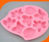 Pink Food Grade LFGB Silicone Ice Mould (BZ-SM002)