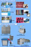 PU Kpu Rpu Seamless Shoes Upper Surface Cover Vamp Making Machine