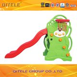 Kids' Animal Slide Plastic Toys with Basketball Stands (PT-038)