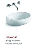 New Design China Above Counter Ceramic Sinks (S2064-540)