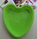 Custom Design Silicone Bakeware Large Size Hart Shape Silicone Cake Mold Silicone Mold for Cake Fandant Cholocate Jelly