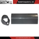 Carbon Fiber Hexagon Muffler Exhaust Pipe Silencer