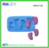 Footprint Shape Cake Decorating Silicone Mold for Fondant