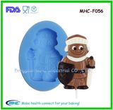 Santa Claus Shape Slilicone Fondant Mould for Dessert