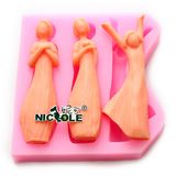 F0571 Silicone Fondant Cake Decoration Molds