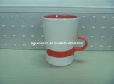 Ceramic Mug with Plastic Handle