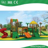 Half Round Plastic Roof Garden Children Outdoor Spiral Slide