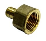 Female Adapter NPT 1/2 Inch Brass (pack of 3) Threaded Crimp Fitting