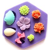 F0317 Nicole Different Design Food Grade Silicone Fondant Molds