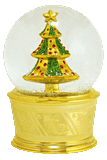 Golden Snow Globe