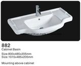 Bathroom Ceramic Porcelain Cabinet Washbasin with TUV Certificate