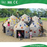 High Quality Plastic Kids Rotating Climbing Wall