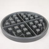 Casting Waffle Maker Aluminum Non-Stick Coating Waffle Plate, Grids