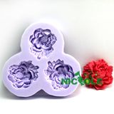 F0066 Silicone Flower Cake Decoration Polymer Clays Resin Molds