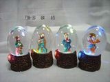 LED Religion Snow Water Globe