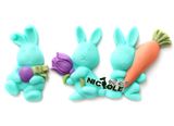 F0565 Silicone Mould Craft Fondant Sugar Clay Jewellery Fimo Button Cake Pop Rabbit