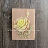 R0348 Square Flower Silicone Mold Soap Chocolate Silicon Mould