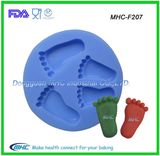 Foot Shape Cake Fondant Silicone Cake Mould