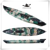 Polyethylene Hull Material Fishing Kayak with Rudder