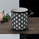 Pure Handpainted Ceramic Candle Holder
