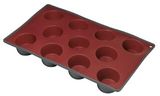 Two Color Silicone 11 Cup Deep Muffin Pan & Cake Mould &Bakeware FDA/LFGB (SY1904)