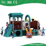 Car House Outdoor Toy Vivid Train Plastic Slide