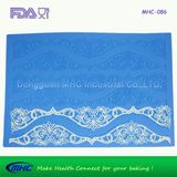 Wave Shape Flower Lace Sugar Mat