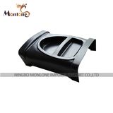 Black ABS Customized Plastic Injection Parts OEM