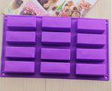 Custom Design Silicone Bakeware Rectangular Shape Silicone Cake Mold Silicone Mold for Cake Fandant Cholocate Jelly
