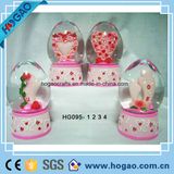 Polyresin Egg Shape Snow Globe for Wedding Gift (HGS011)