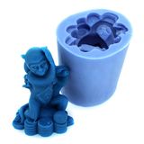 R1112 3D Monkey Shape Silicone Candle Mold