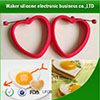 High Quality Non-Toxic Heart Shape Food Grade Silicone Egg Rings