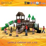 2015new Wood-Plastic Composite Outdoor Children Playground Equipment (NL-01701)