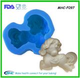 Horse Pattern FDA Silicone Fondant Mold