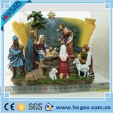 Polyresin Religious Manger Jesus Figurine